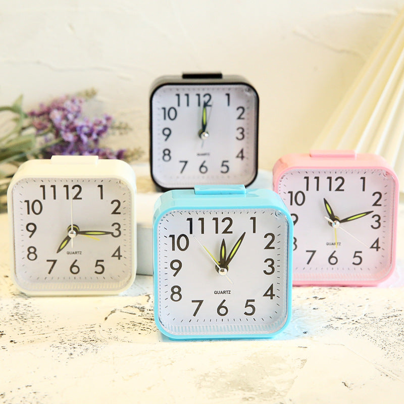 Serene Wake Silent Clock with Clear Display and Soft Alarm