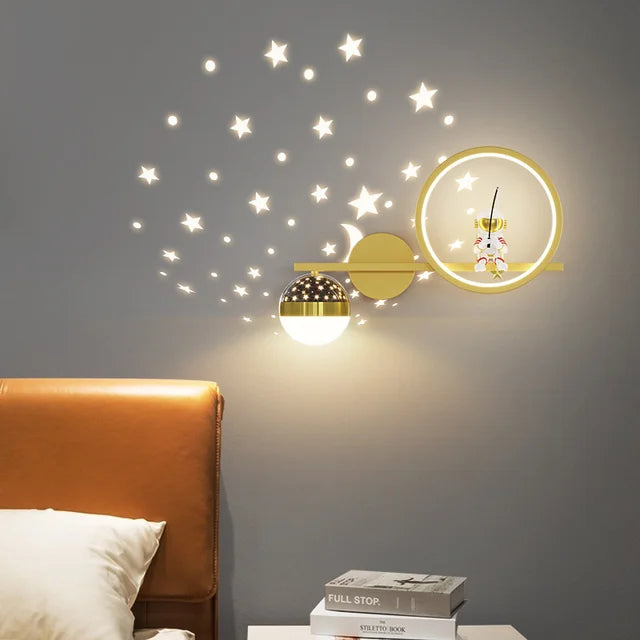 Contemporary Kids' Room Wall Light Fixture