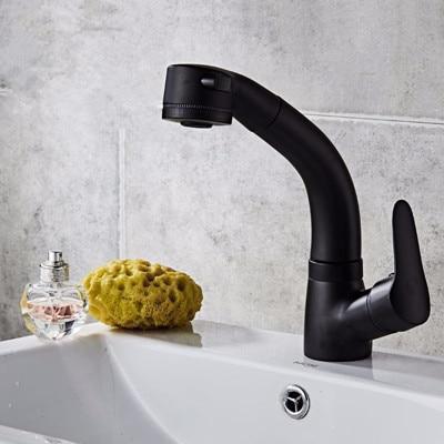 Versatile 360-Degree Pull-Out Shower Mixer with Height Adjustment
