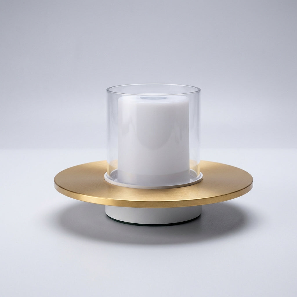 Contemporary Tabletop Ambient Light Fixture