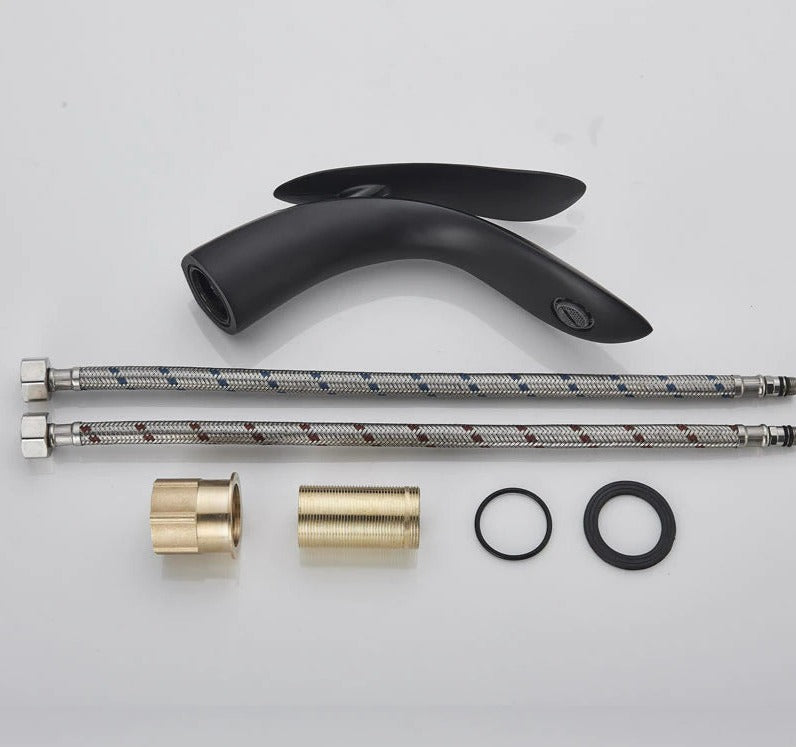 Sleek Brass Bathroom Tap | Chic Handle for Stylish Spaces