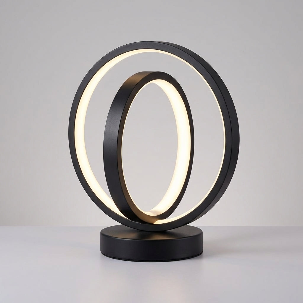 Circular Accent Lamp with Modern Design
