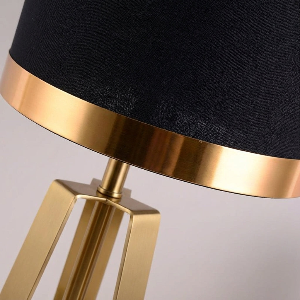 Chic Cone-Shaped Table Lamp with Cozy Fabric Shade
