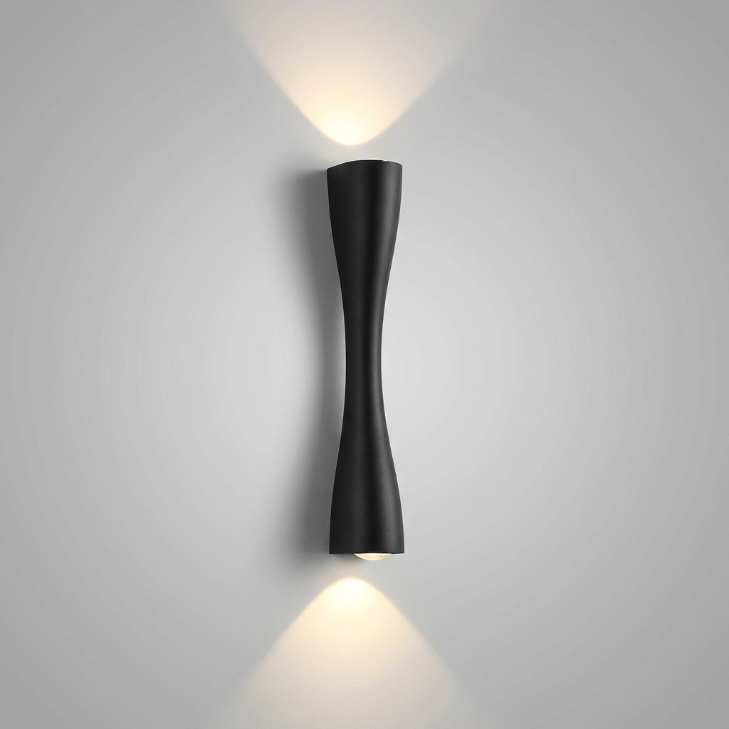 Contemporary Dual Light Wall Fixture