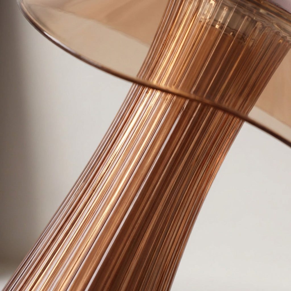 Sculpted Accent Lamp with Modern Design
