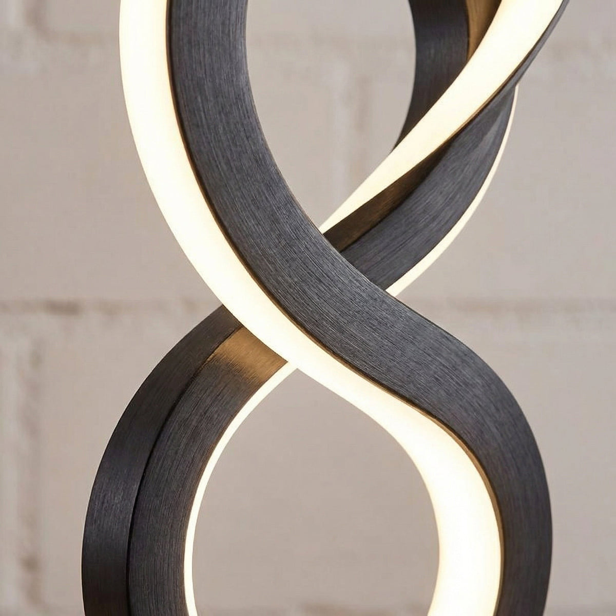 Spiral Design Table Lamp - Contemporary Style