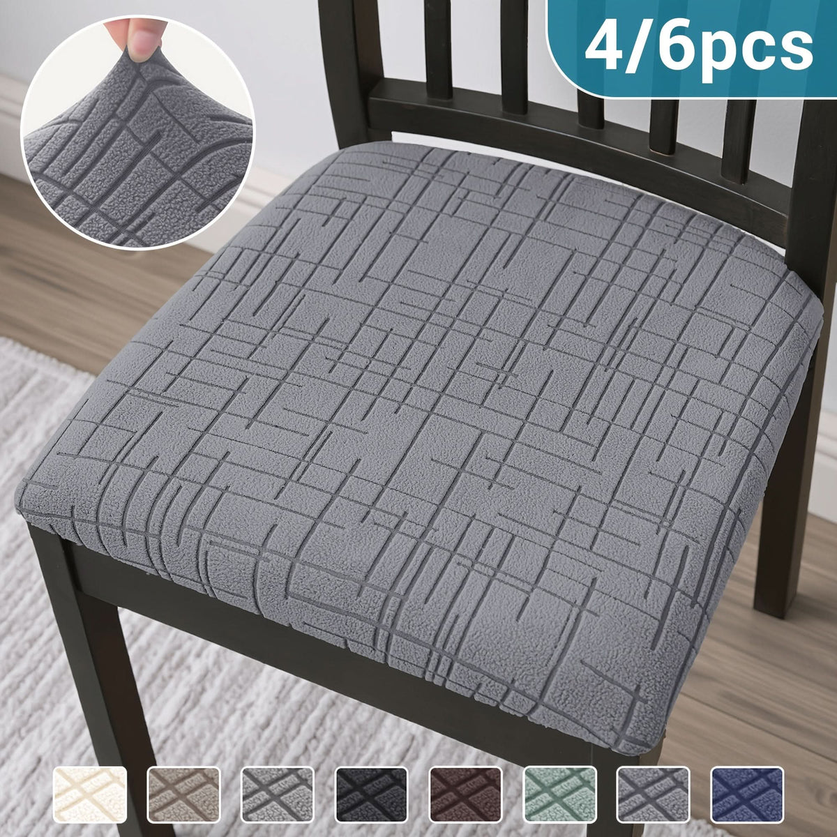 Elegant Stretch Chair Covers - Stylish Protection for Dining