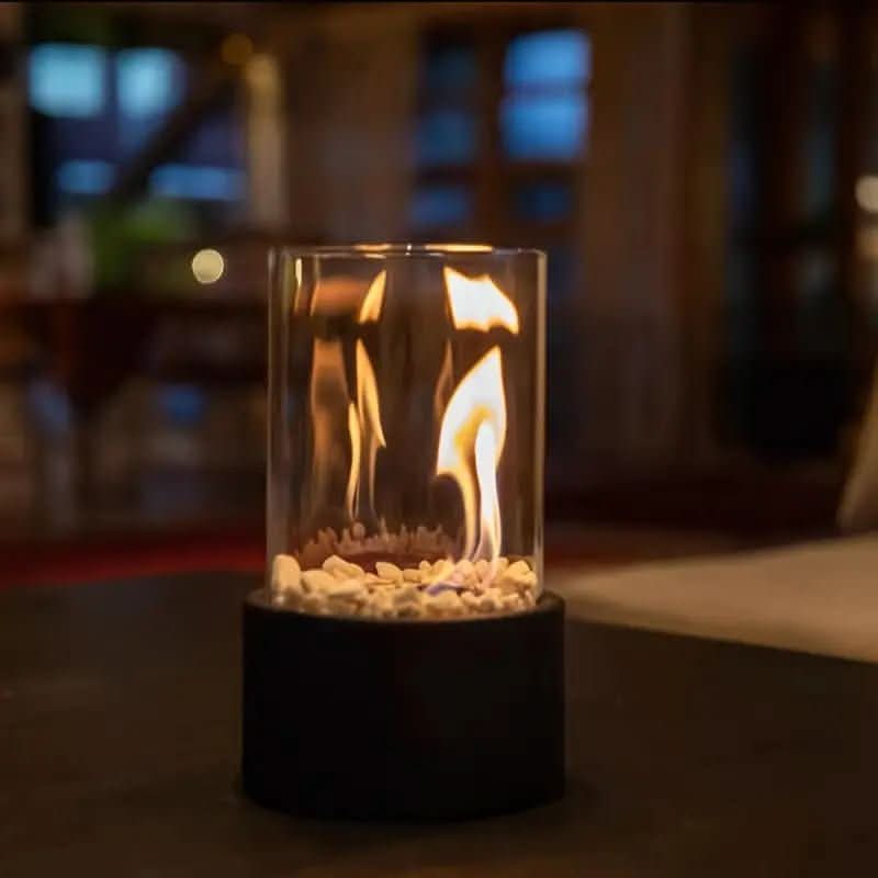 CozyGlow – Stylish Bioethanol Tabletop Fire Pit for Any Space