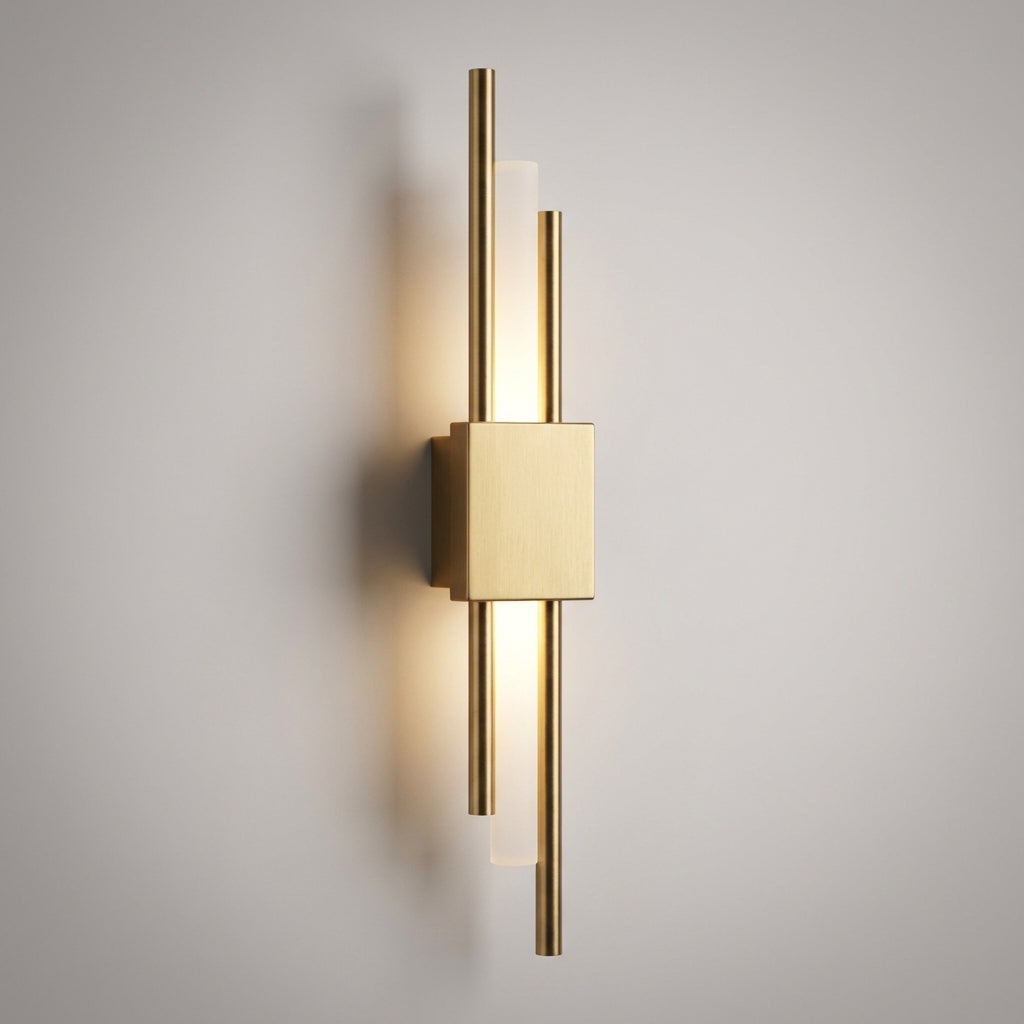 Contemporary Vertical Wall Light Fixture