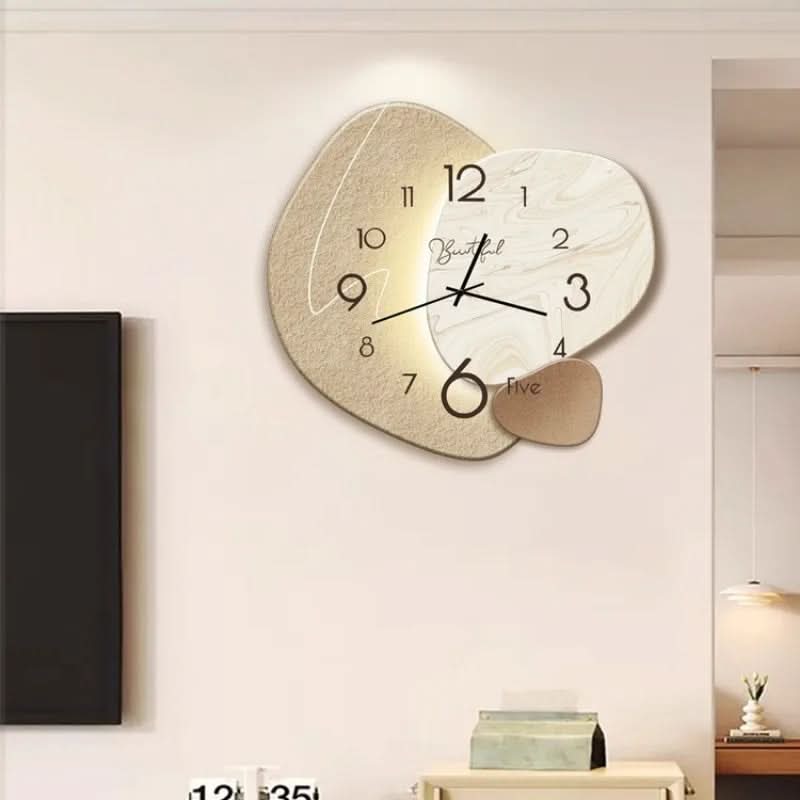 Sleek Silent Quartz Wall Clock for Home and Office