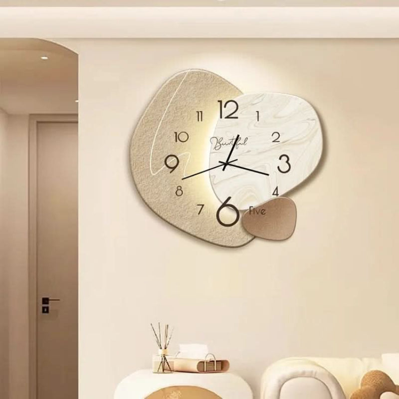 Sleek Silent Quartz Wall Clock for Home and Office