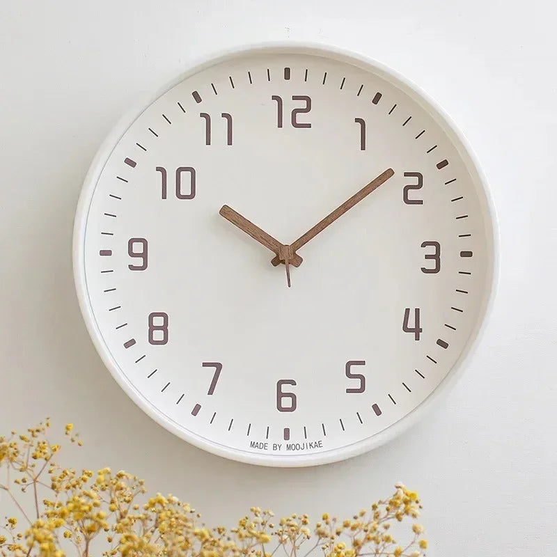 Sleek Silent Wall Clock with Modern Design