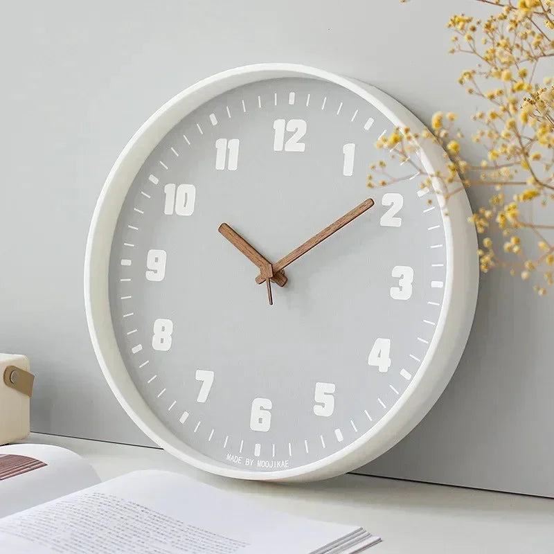 Sleek Silent Wall Clock with Modern Design