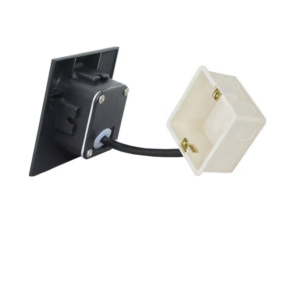 Sleek Outdoor Waterproof LED Recessed Wall Light