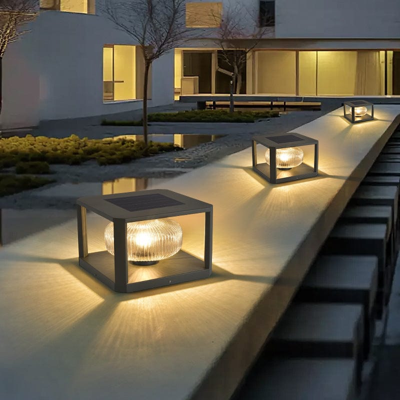 Contemporary Cube Outdoor Light Fixture