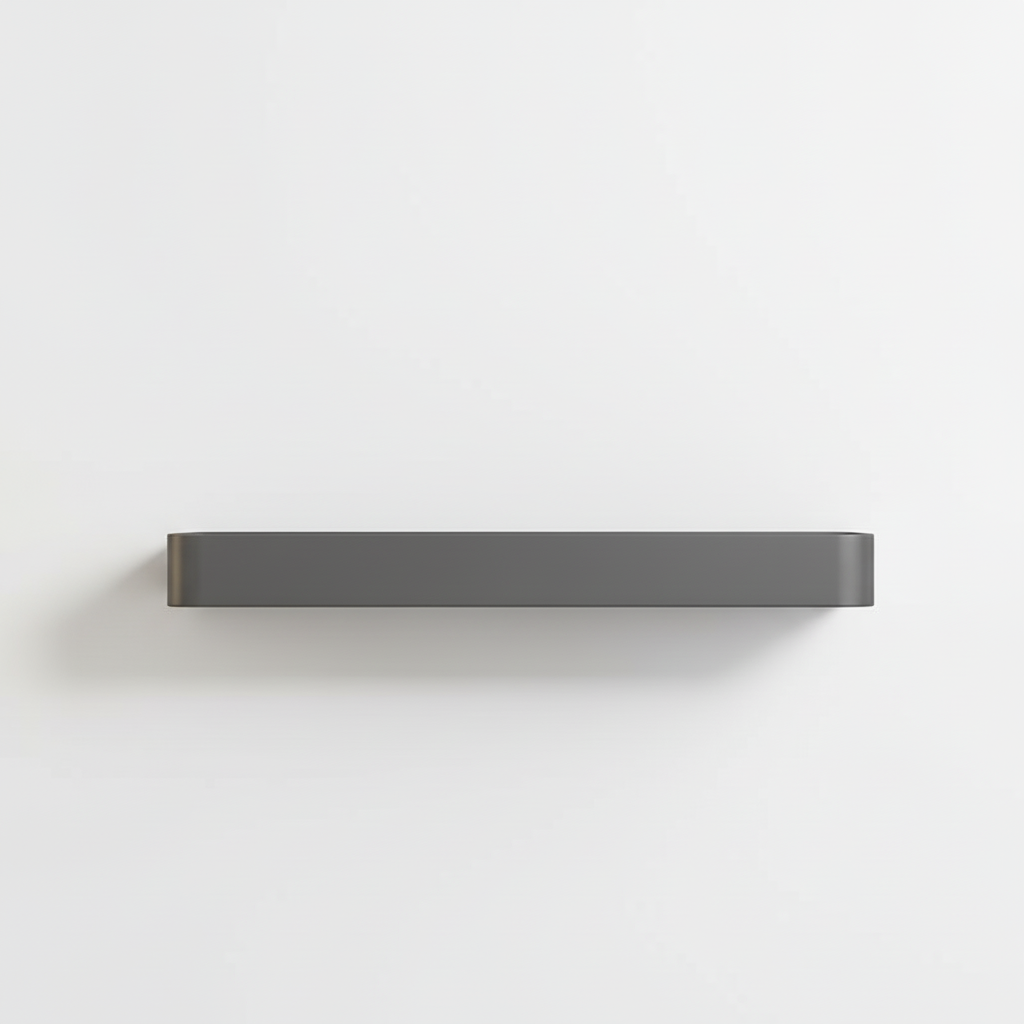 Contemporary Gray Matte Shelf Unit - Organixy