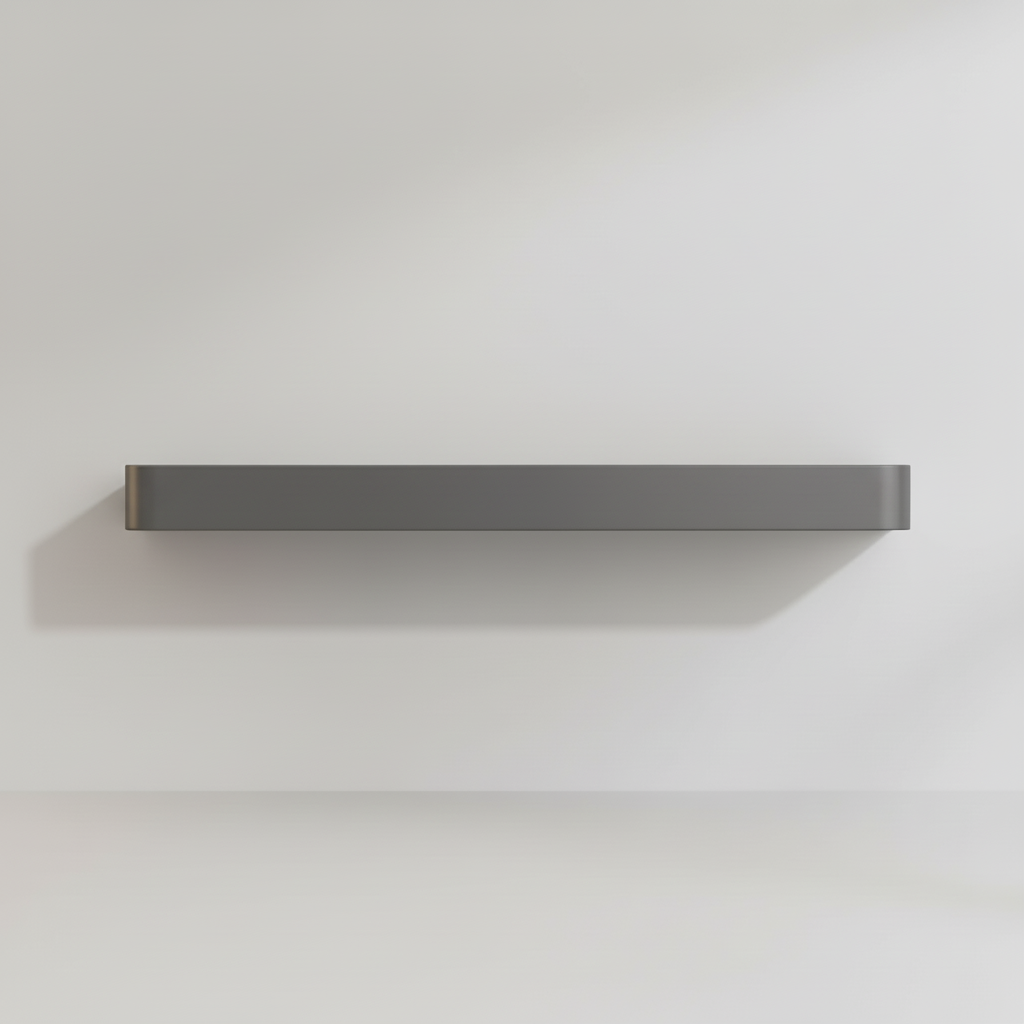 Contemporary Gray Matte Shelf Unit - Organixy
