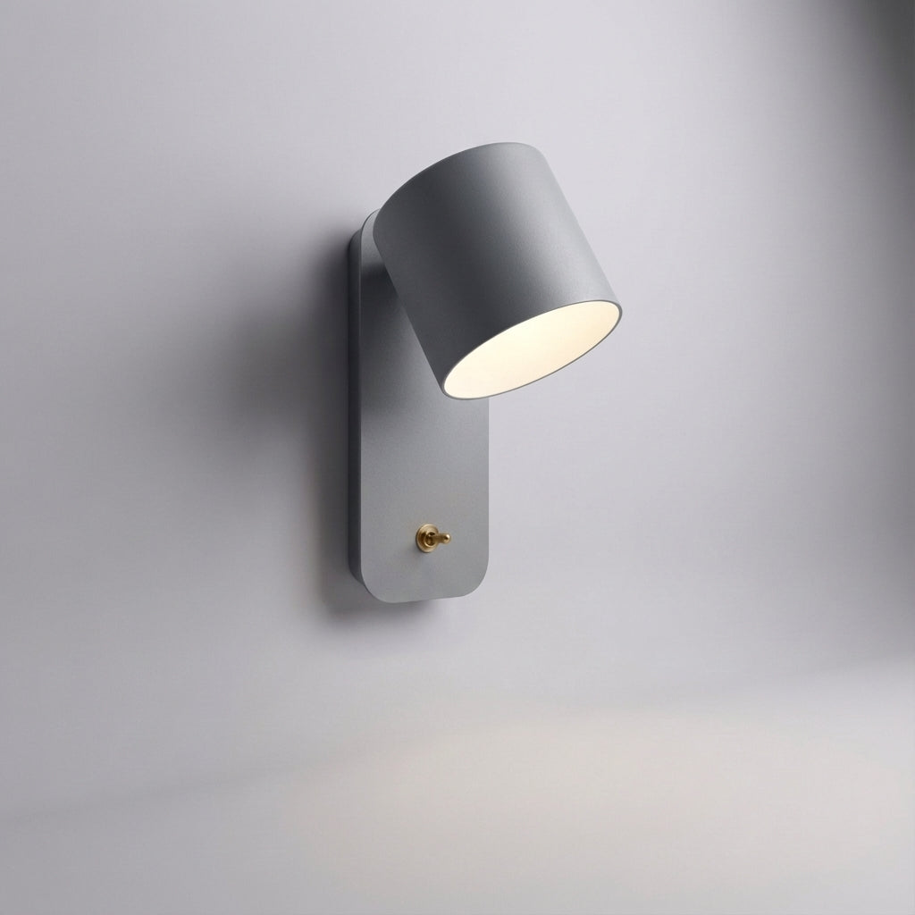 Contemporary Wall Light Fixture with Single Head