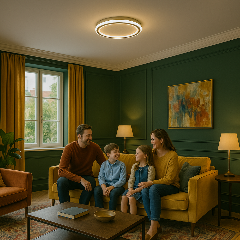 Contemporary Ceiling Fixture - Room Illumination