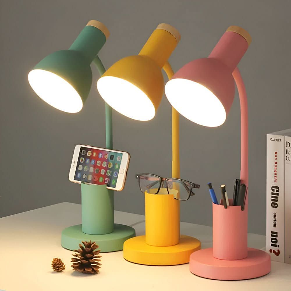 Lumineer - Versatile LED Desk Lamp with Integrated Pen Organizer