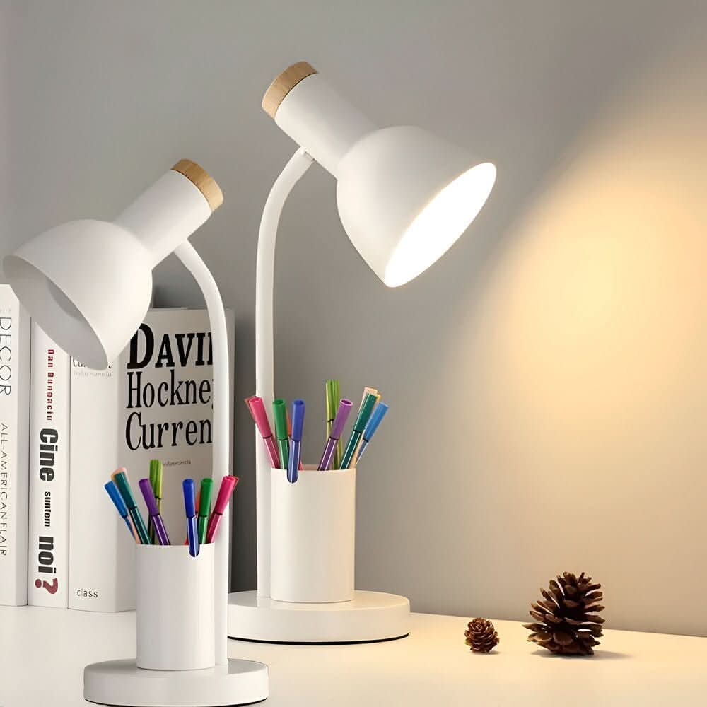 Lumineer - Versatile LED Desk Lamp with Integrated Pen Organizer