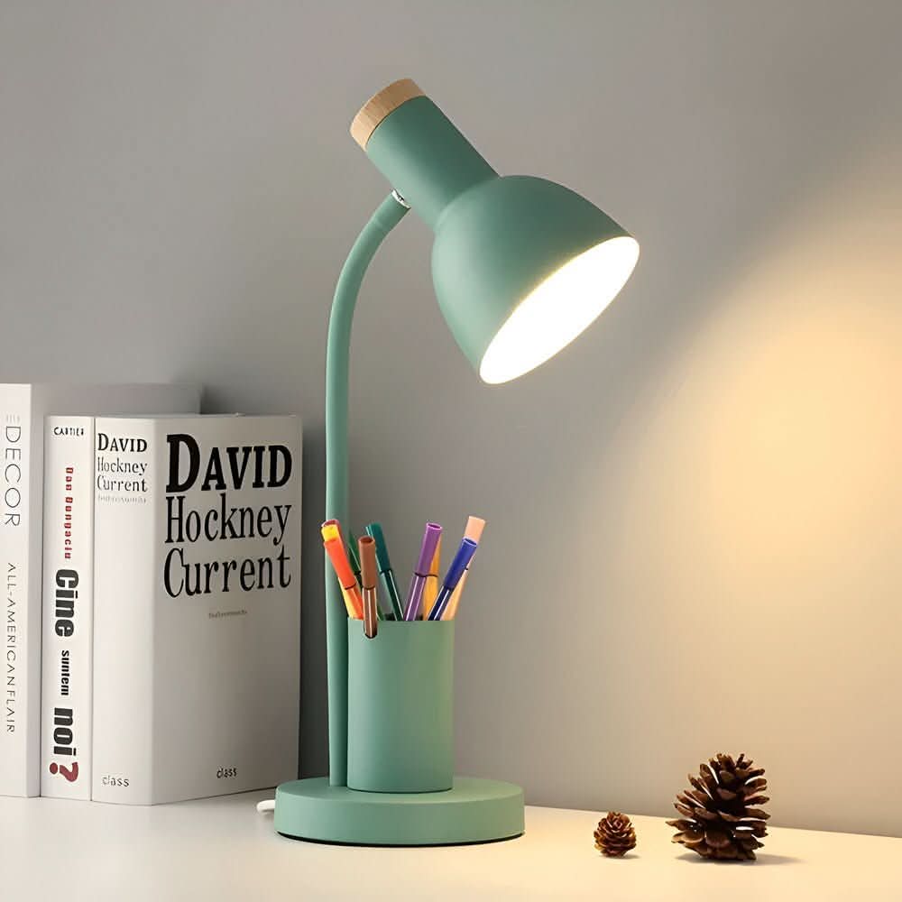 Lumineer - Versatile LED Desk Lamp with Integrated Pen Organizer