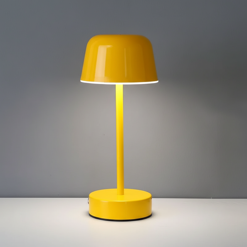 Contemporary Metallic Desk Light
