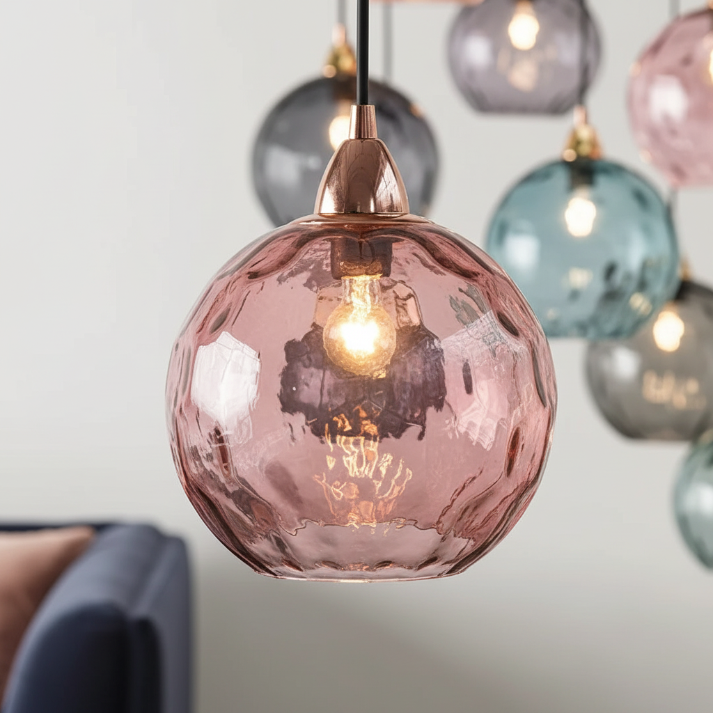Contemporary Pendant Lighting Fixture - GleamBall Design