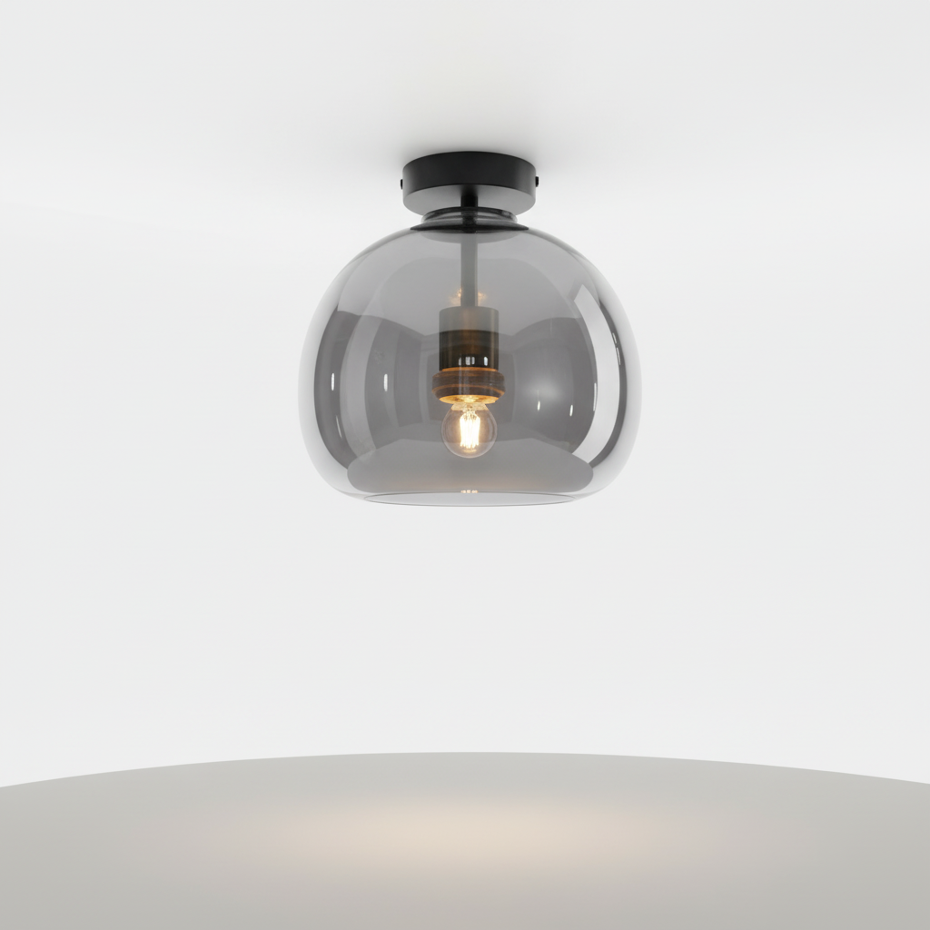 Contemporary Black and Gold Light Fixture - Designer Style
