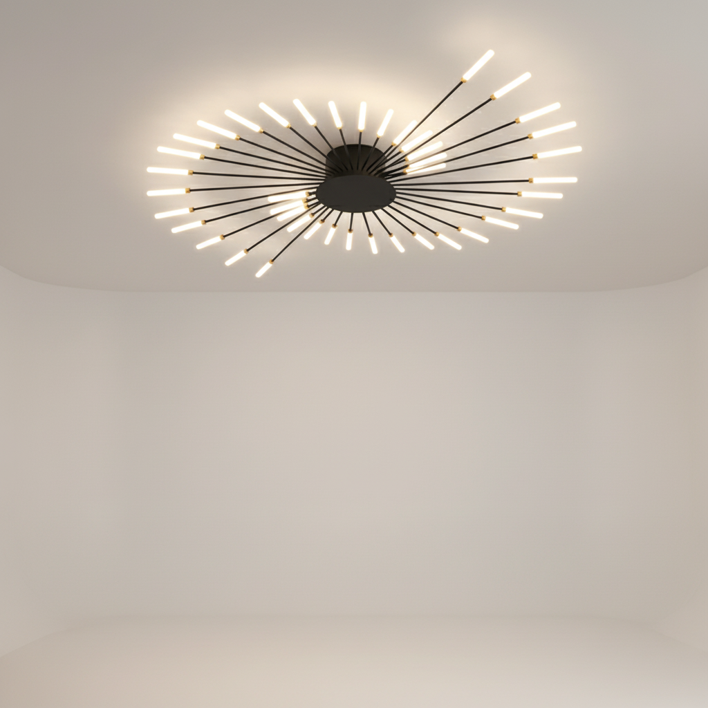 Large LED Ceiling Light Fixture - Contemporary Design