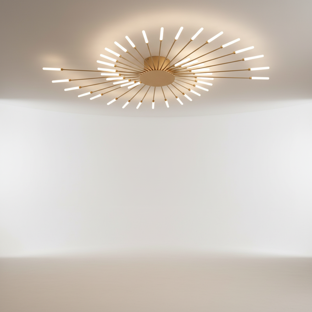 Large LED Ceiling Light Fixture - Contemporary Design