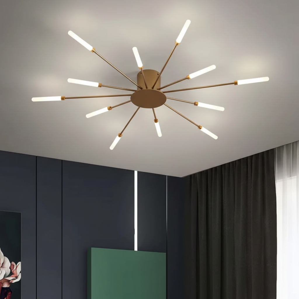Large LED Ceiling Light Fixture - Contemporary Design