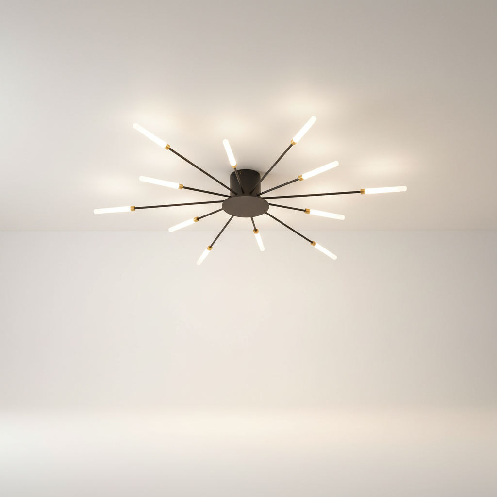 Large LED Ceiling Light Fixture - Contemporary Design