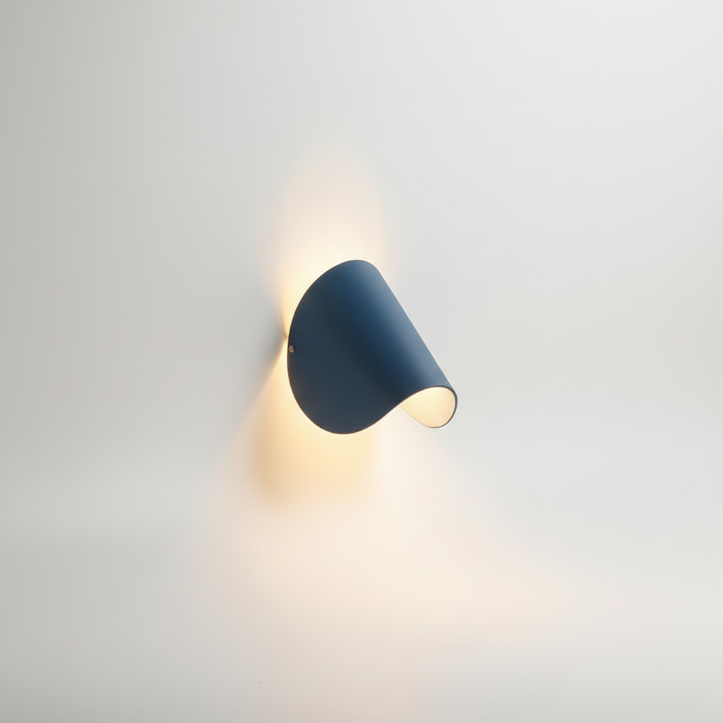 Contemporary Semi-Circular Wall Lamp