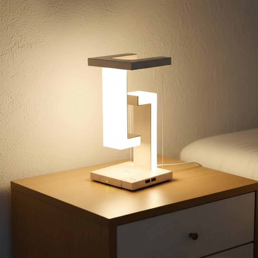 Contemporary Suspended Table Lamp - Glow Design