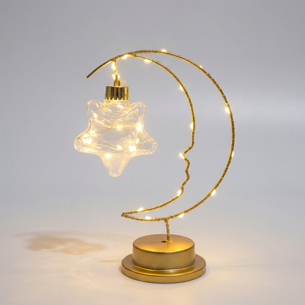 Table Lamp with Moon Design - Serene Light