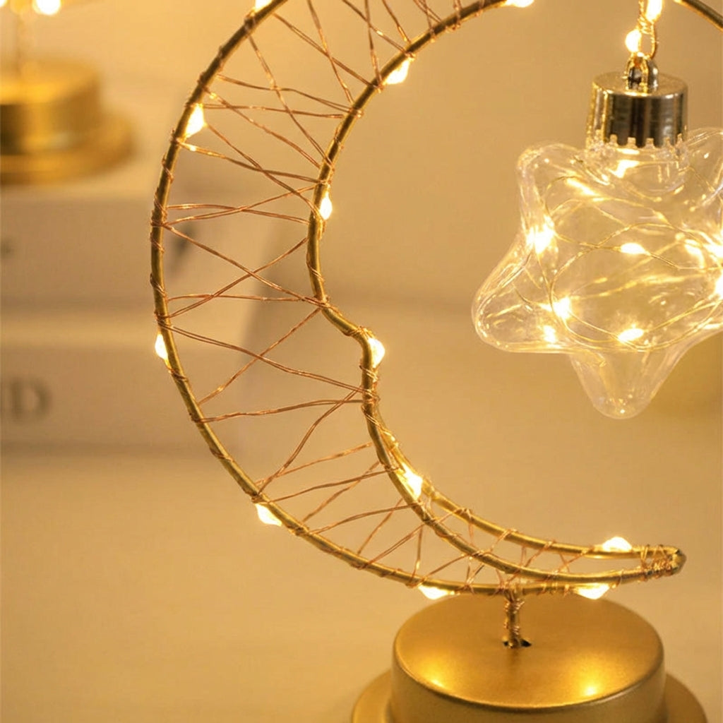Table Lamp with Moon Design - Serene Light