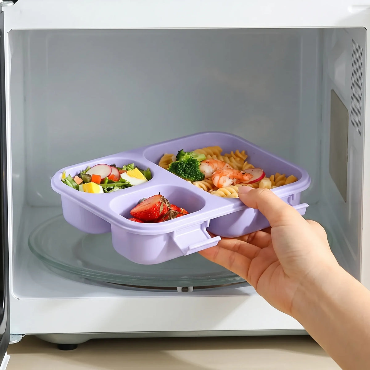 Food Storage Container with Multiple Compartments