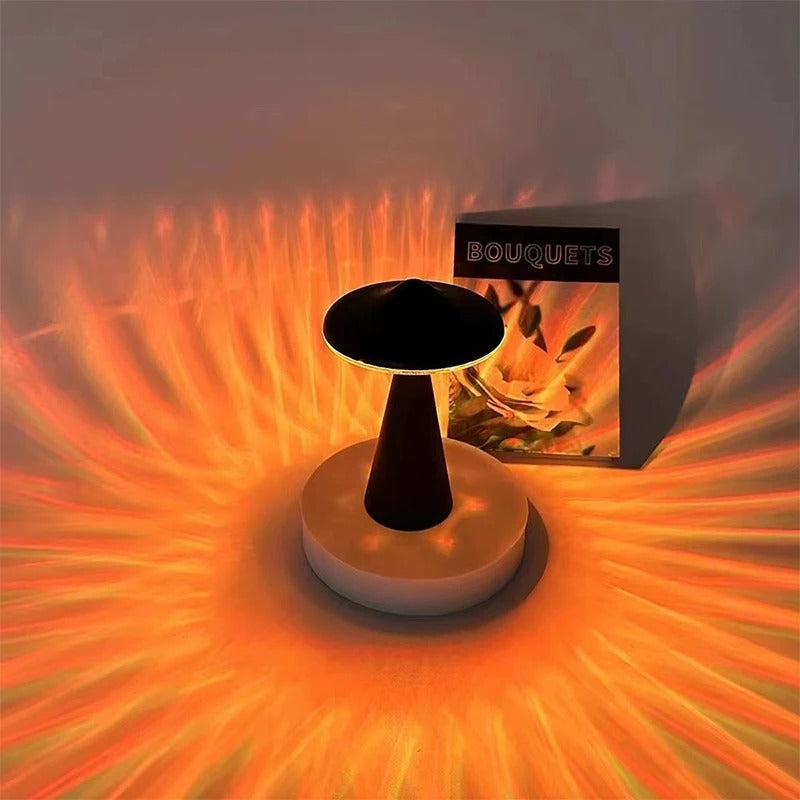 Charming Mushroom-Shaped LED Touch Lamp with Dimmer