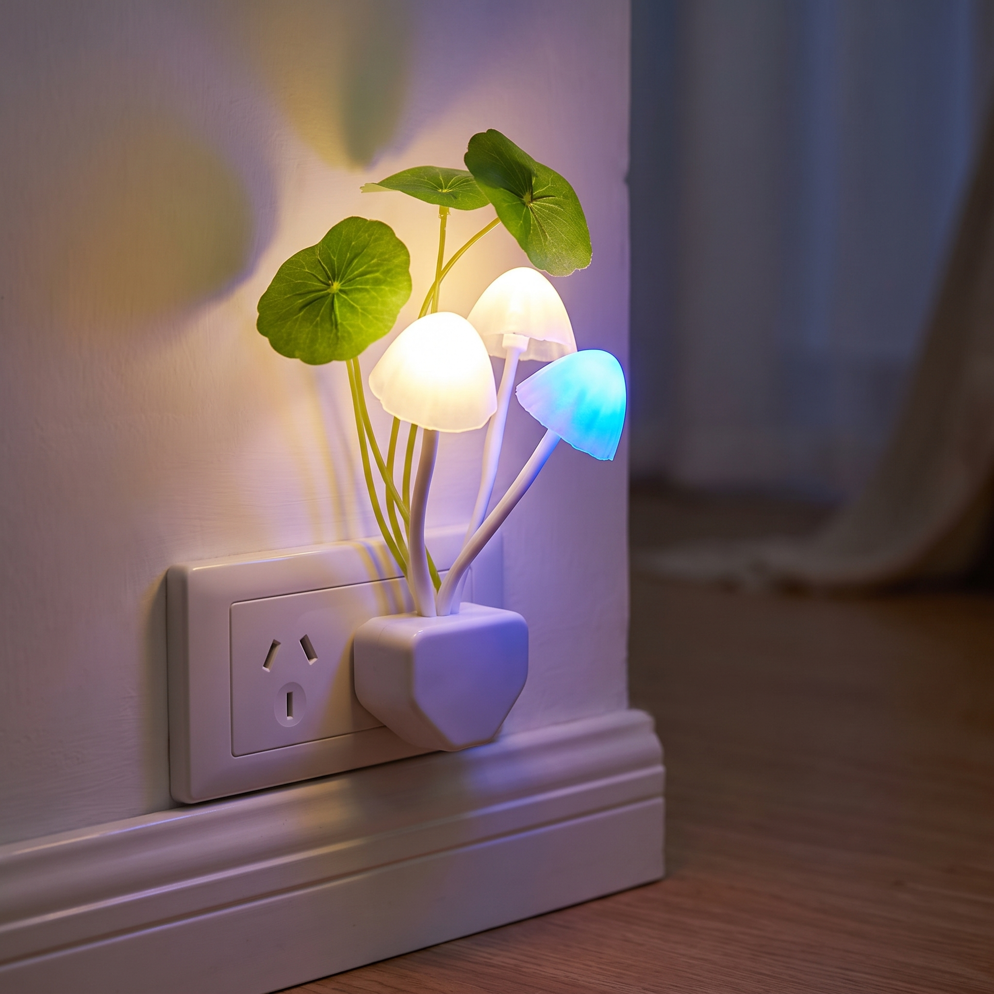 Whimsical Glow LED Night Lamp with 7 Color Modes