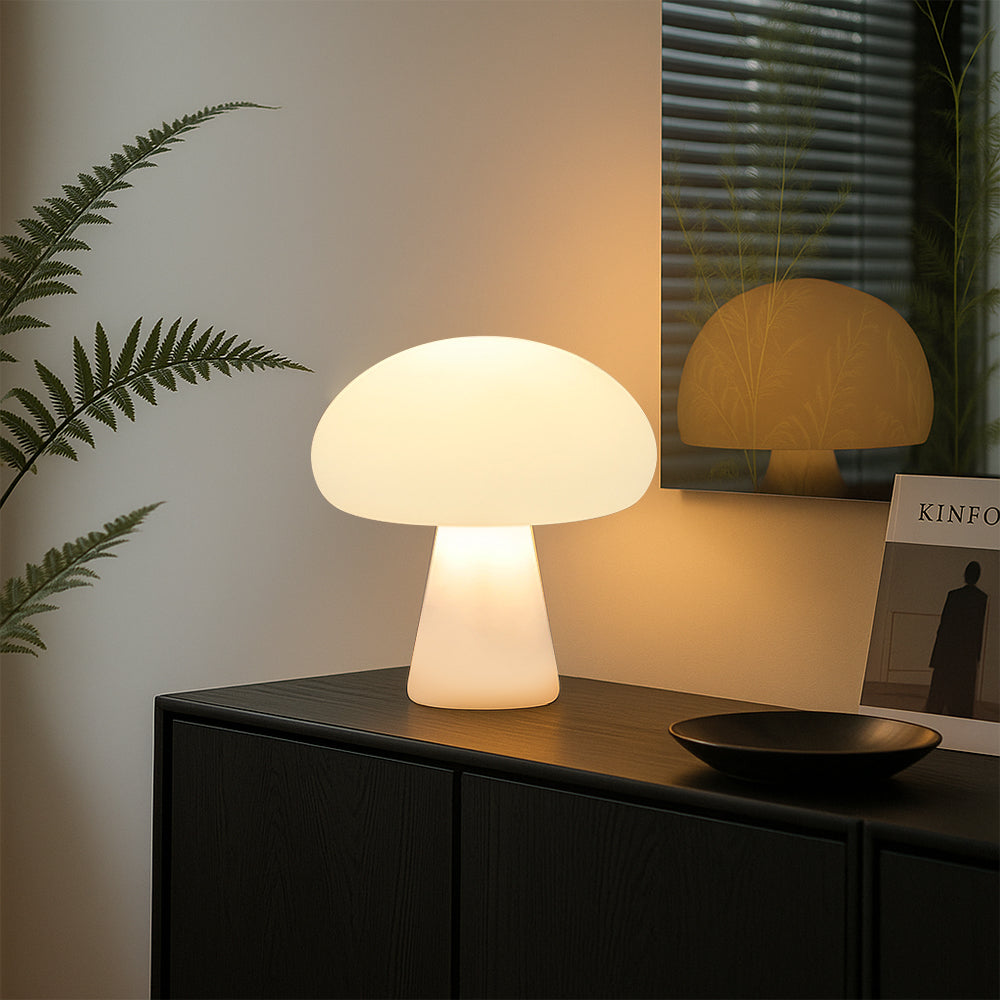 Versatile USB Rechargeable Mushroom-Shaped Table Lamp