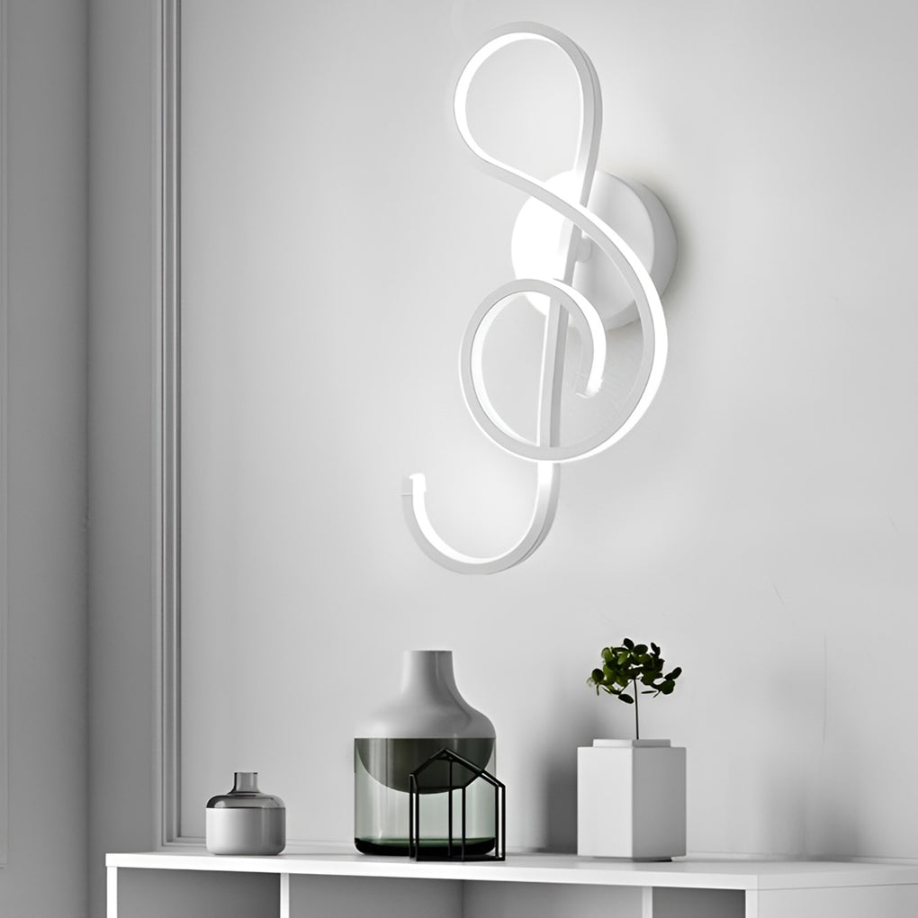 Elegant Musical Note LED Wall Light for Stylish Spaces