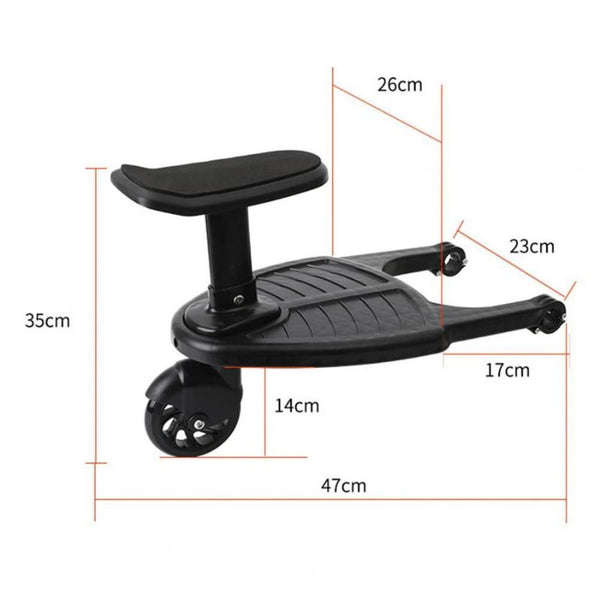 Family-Friendly Stroller Attachment for Effortless Travel