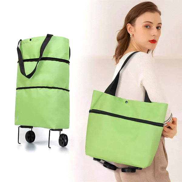 Versatile Collapsible Shopping Cart for Effortless Transport