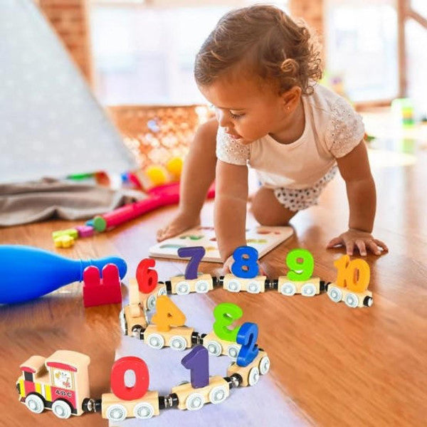 Interactive Magnetic Number Train for Early Learning