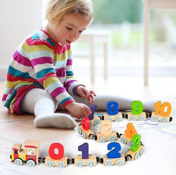 Interactive Magnetic Number Train for Early Learning