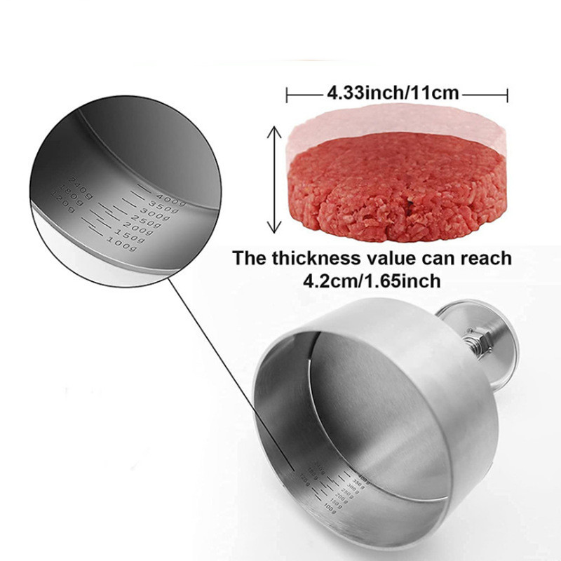 Ultimate Stainless Steel Burger Forming Tool