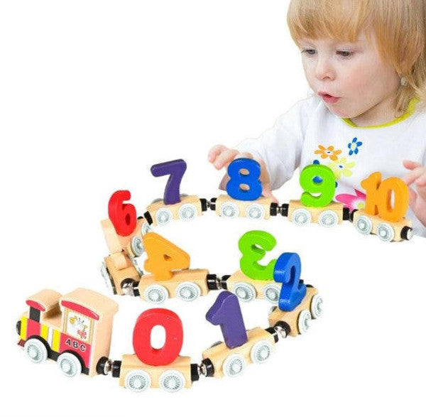 Interactive Magnetic Number Train for Early Learning