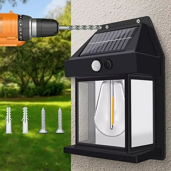 Solar-Powered Motion-Activated LED Outdoor Lighting