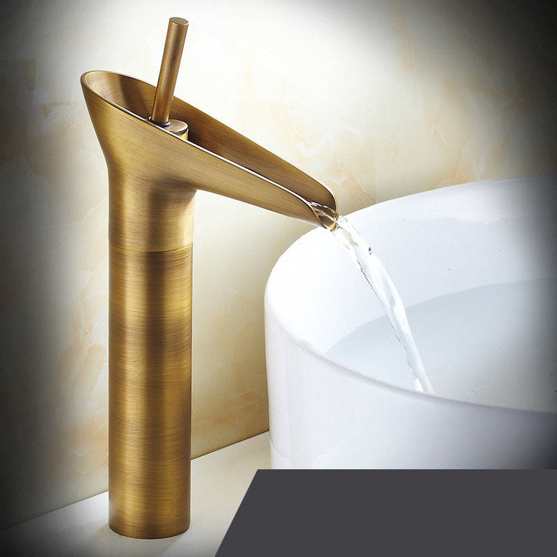 Elegant Cascade Bathroom Tap for Timeless Charm